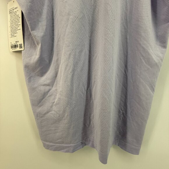 Lululemon Swiftly Tech Short Sleeve 2.0 Crew Size 14 NWT Purple Athletic Workout - Picture 9 of 12